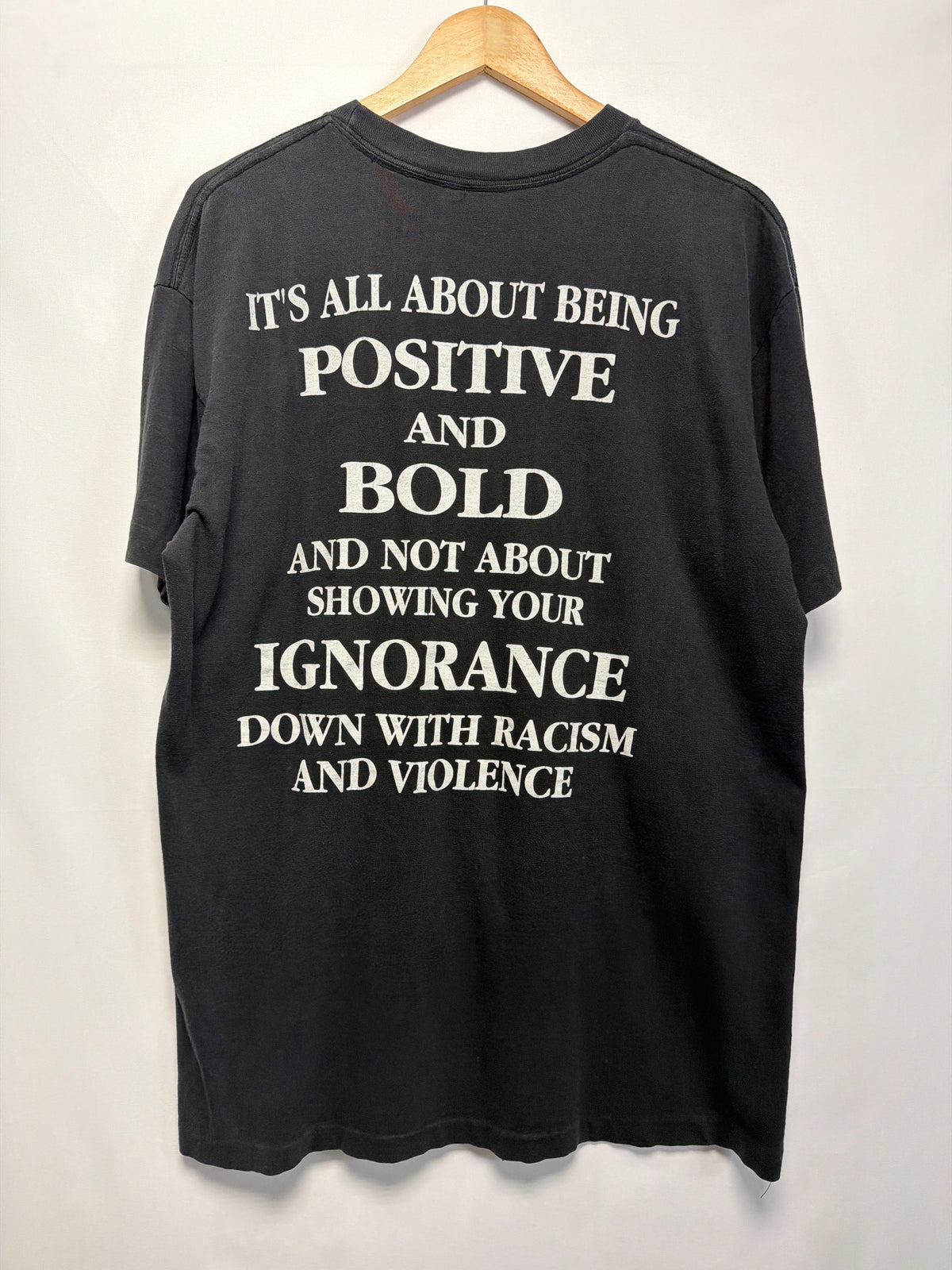 Vintage Never Question Who I Am Violence Racism T-Shirt
