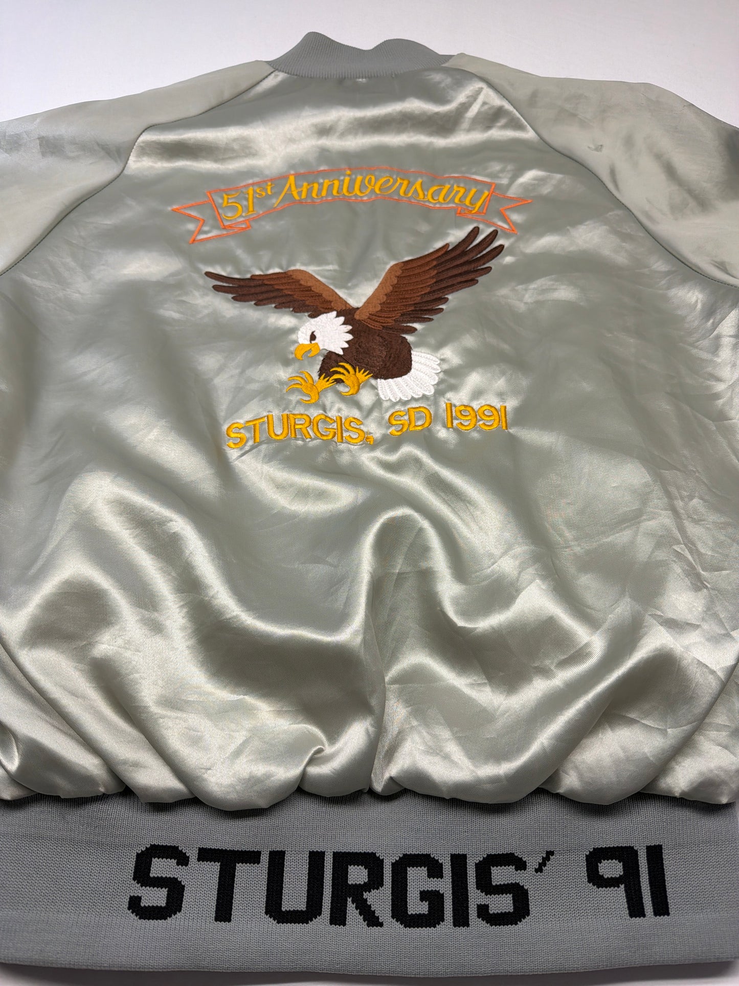 1991 Sturgis Biker Bomber Jacket