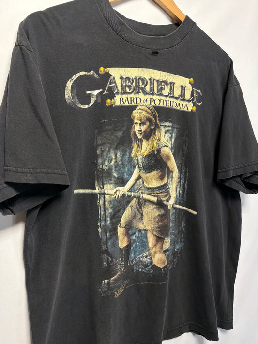 1997 Thrashed Xena Warrior Princess Gabrielle Bard of Poteidaia T-Shirt