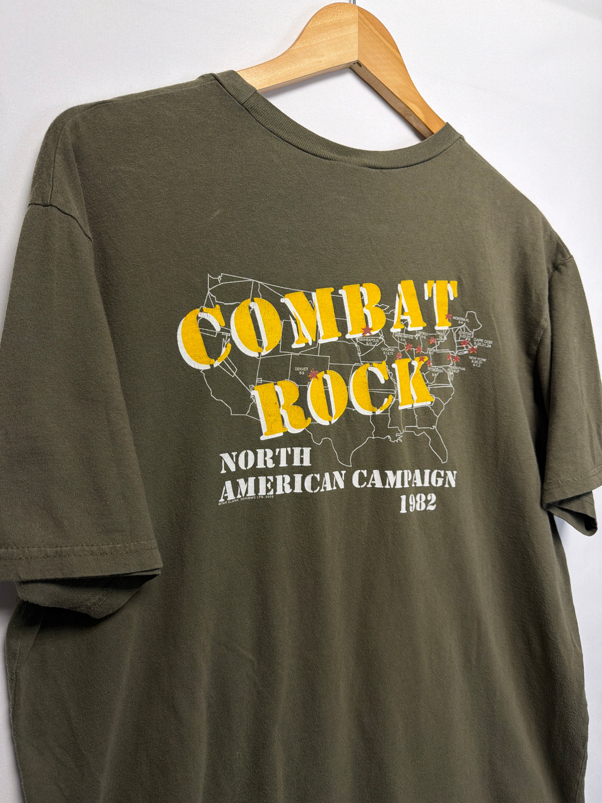2005 The Clash Know Your Rights Combat Rock T-Shirt