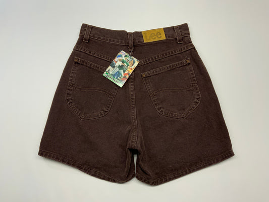 Vintage Lee High Rise Brown Denim Shorts