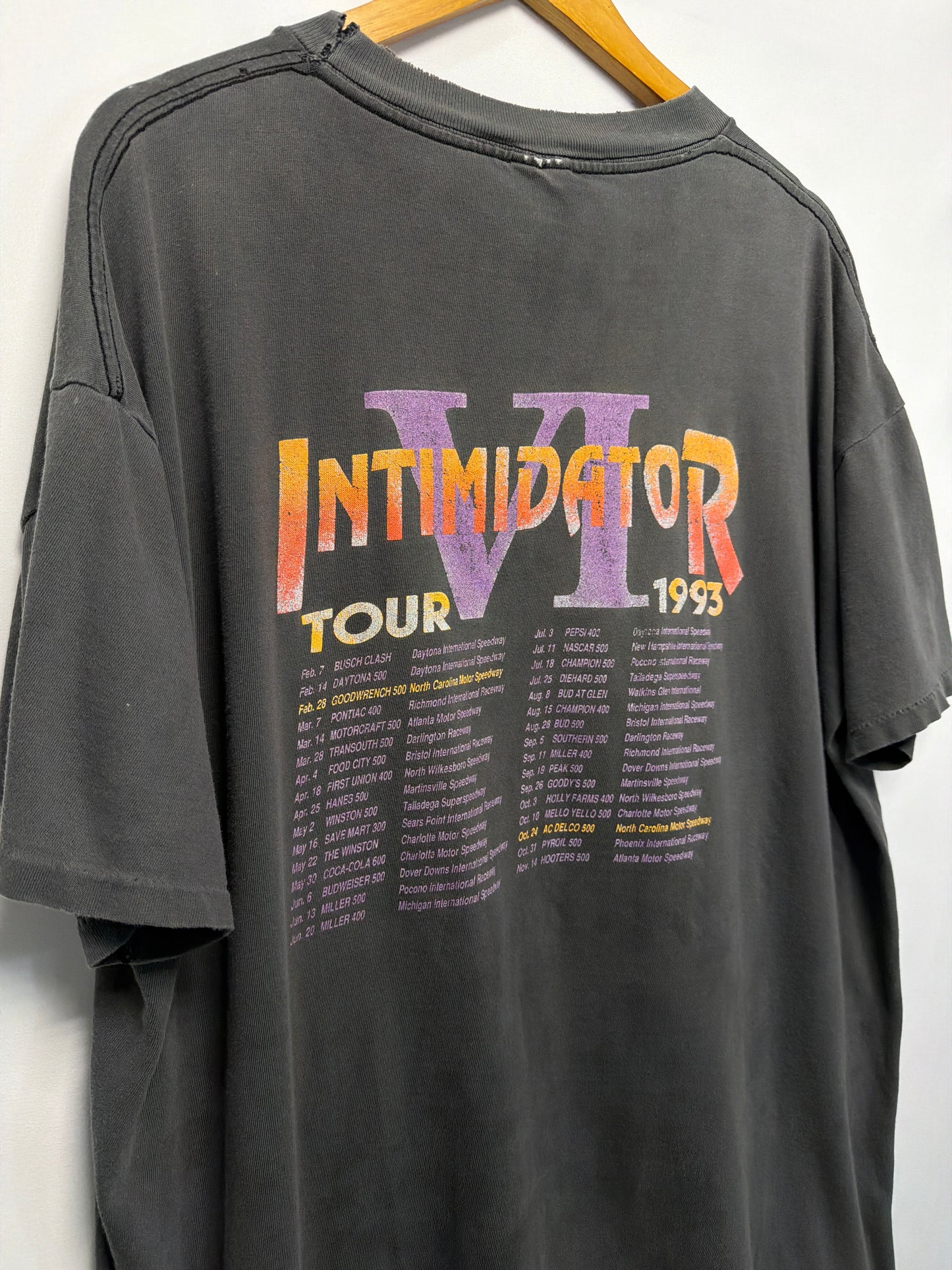 1993 Dale Earnhardt Intimidator VI Tour T-Shirt