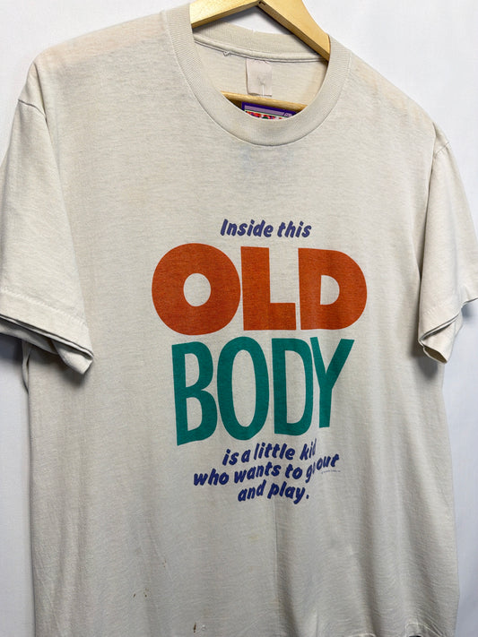 Vintage Hallmark Cards Inside This Old Body T-Shirt