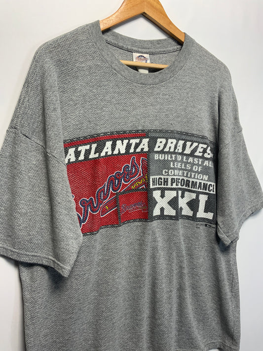 1998 Atlanta Braves Waffle Knit T-Shirt