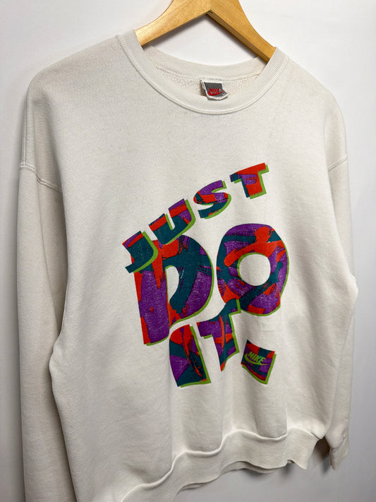 Vintage NIKE Gray Tag Just Do It Sweatshirt