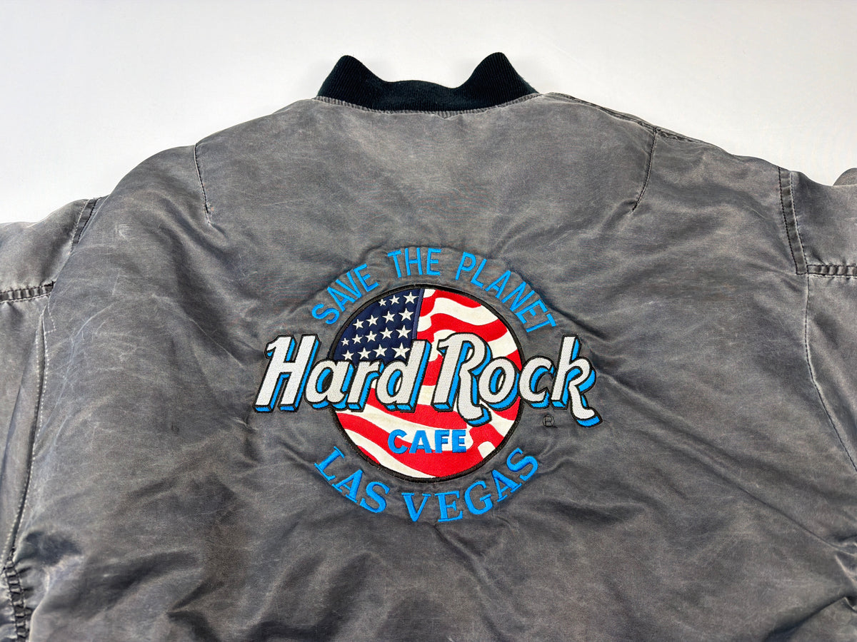 Vintage Hard Rock Cafe Bomber Jacket