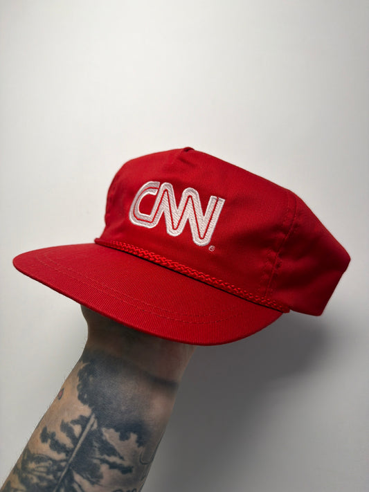 Vintage CNN Logo Golf StrapBack