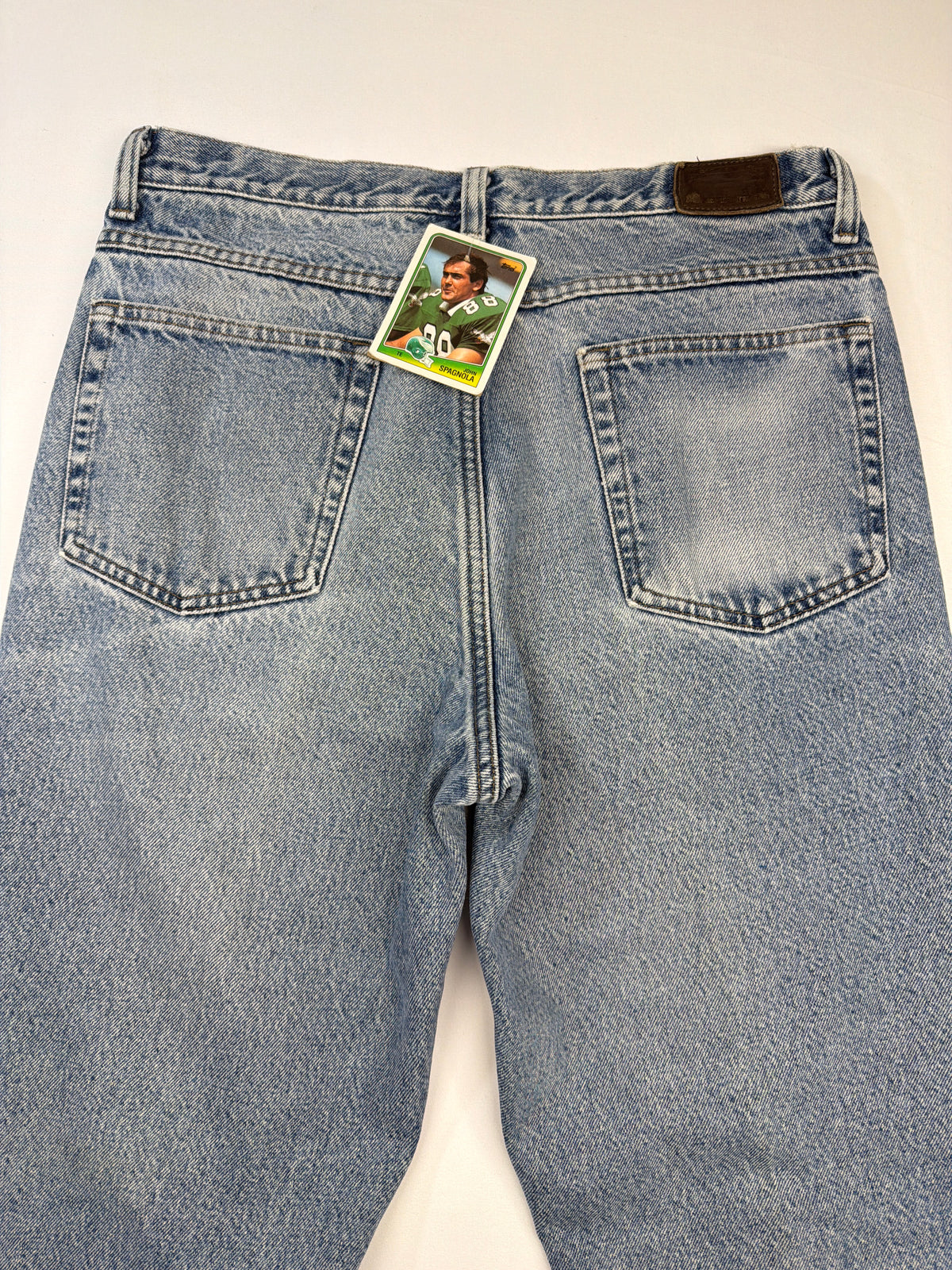 Vintage L.L. Bean Double L Plaid Lined Denim Jeans