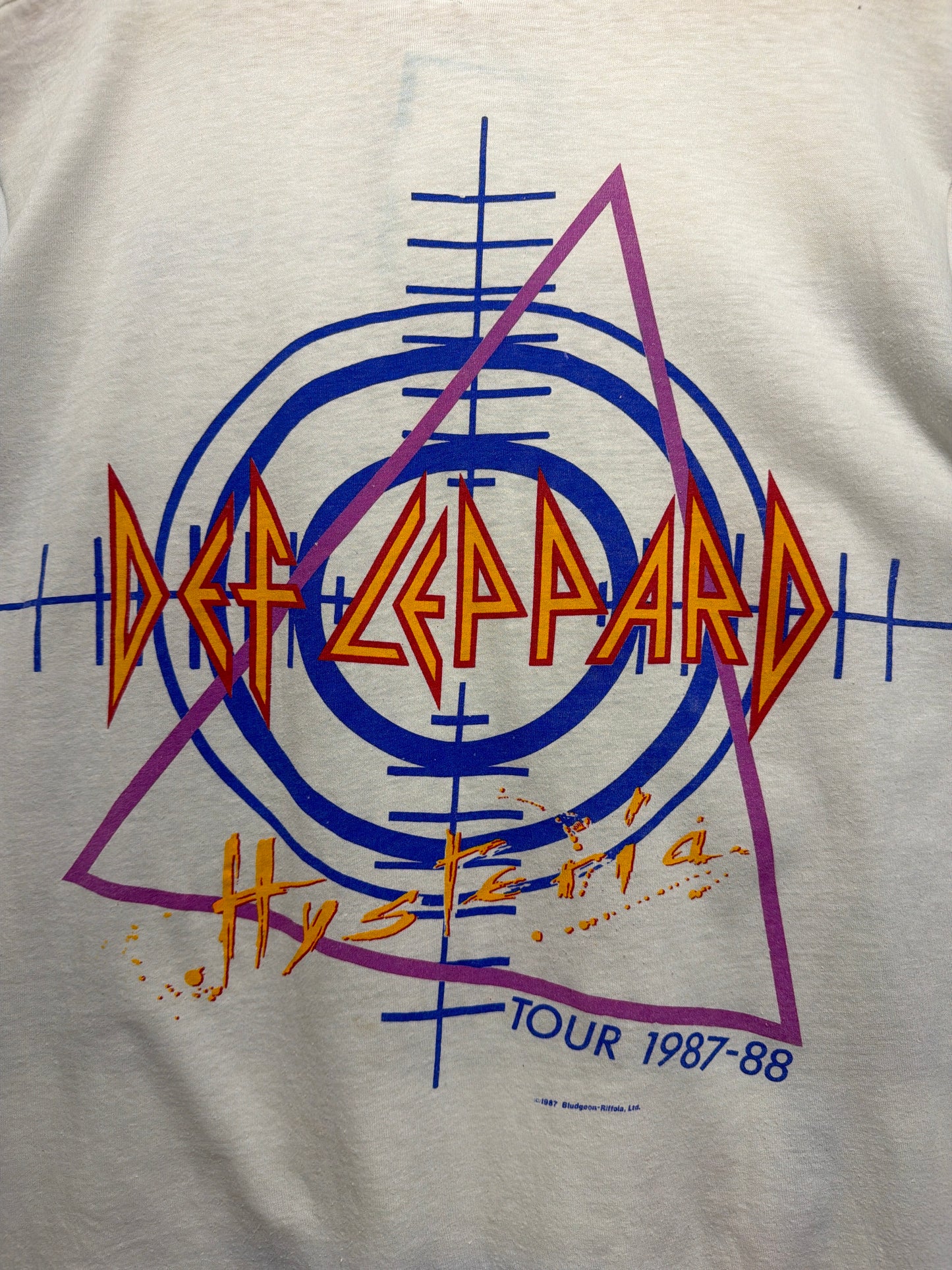 1987 Def Leppard Hysteria Tour Cut Off T-Shirt