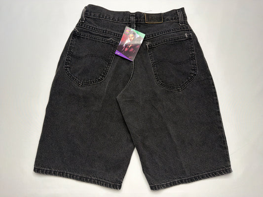 Vintage Lee Black Denim Mom Shorts