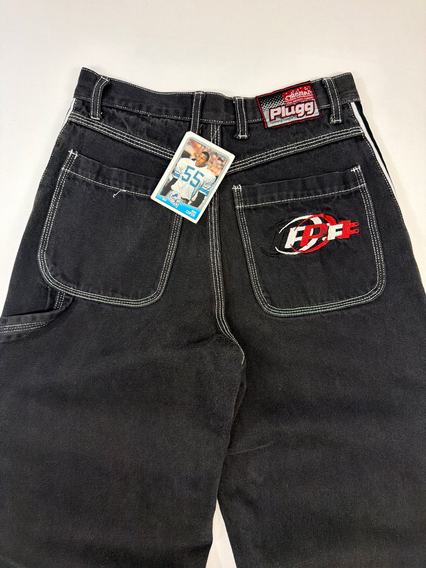 Vintage Plugg Black Baggy Denim Jeans