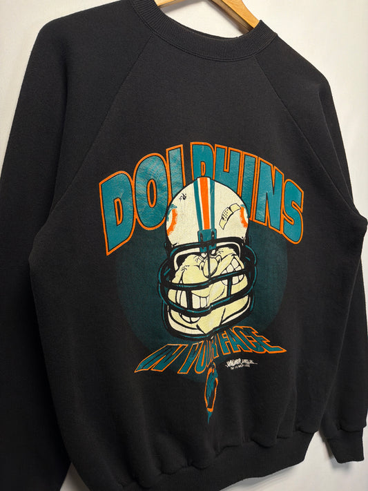 1995 Miami Dolphins In Your Face Sweatshirt