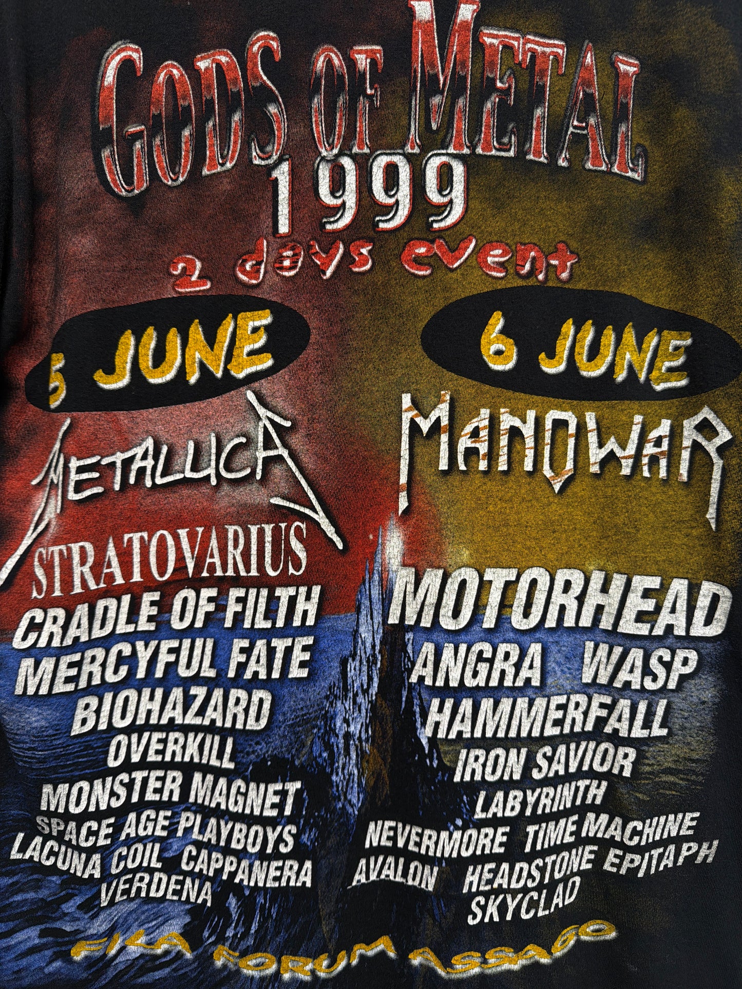 1999 Gods of Metal T-Shirt