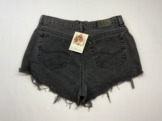 Vintage Women’s Lee Black Denim Cutoff Shorts