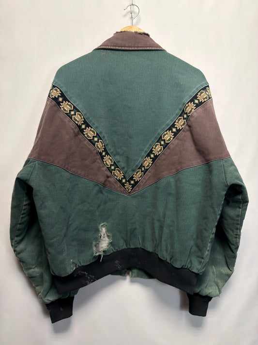 Vintage Distressed Cripple Creek Aztec Jacket