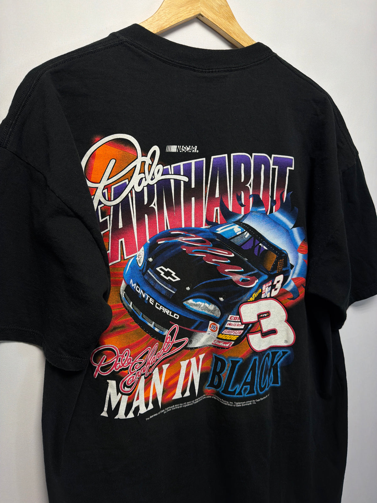 Vintage Dale Earnhardt Man In Black Sr T-Shirt