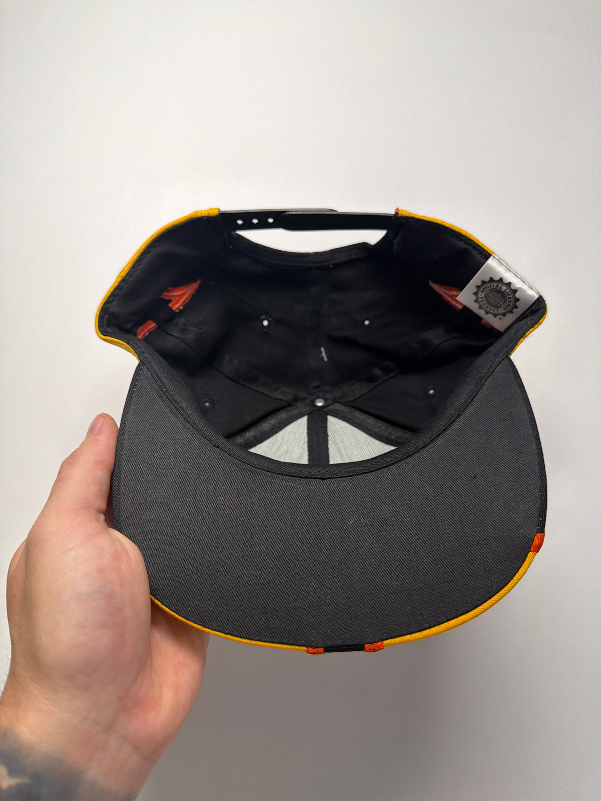 Vintage NWT Harley Davidson Embroidered Flames SnapBack