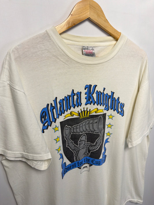 1995 Atlanta Knights Quest For The Cup Hockey T-Shirt