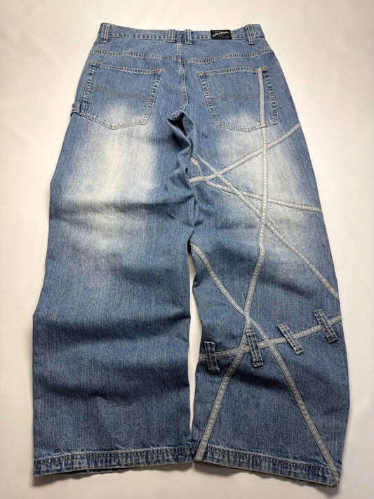 Vintage Y2K Mukawear Baggy Belt Loop Jeans