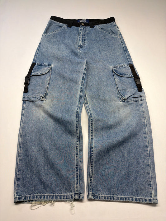 Vintage Lee Pipes Cargo Denim Jeans