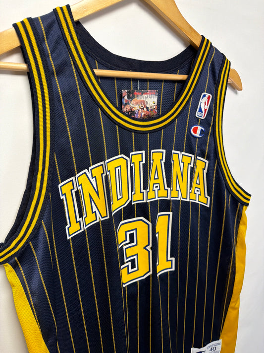 Vintage Reggie Miller Indiana Pacers Champion Jersey