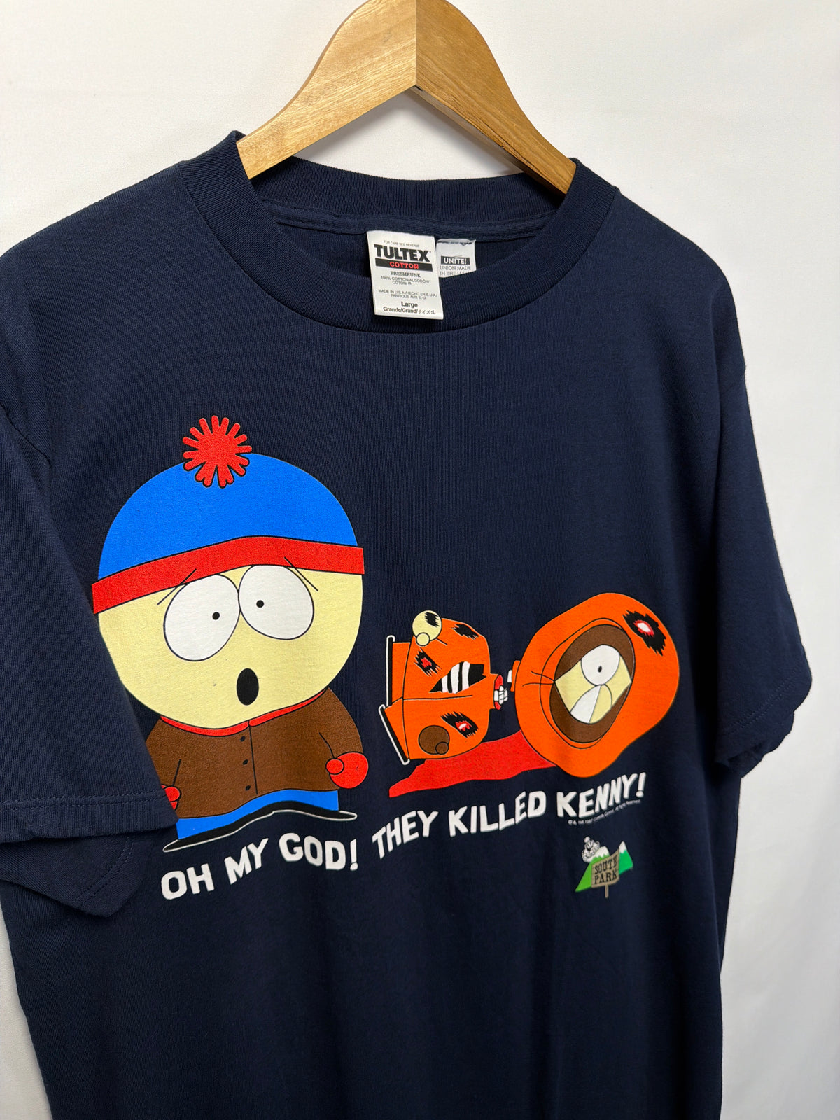 1997 Deadstock South Park They Killed Kenny! T-Shirt
