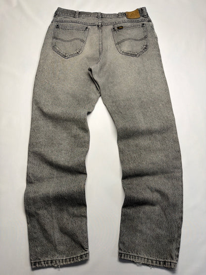 Vintage Lee Riders Black Stone Wash Denim Jeans