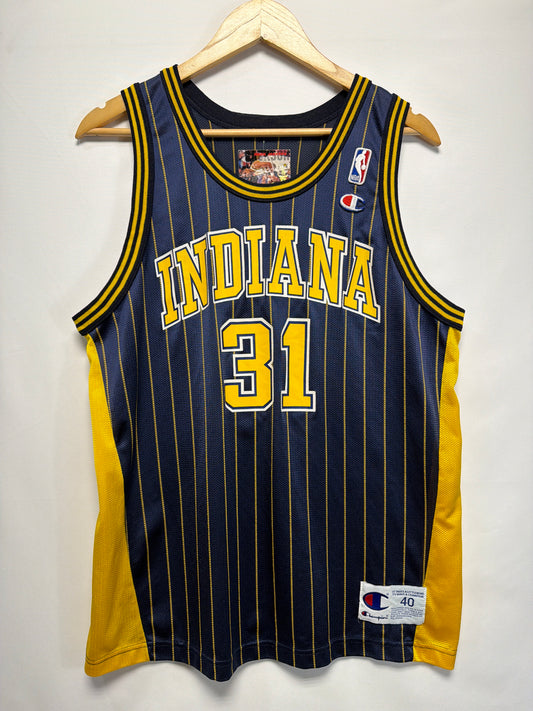Vintage Reggie Miller Indiana Pacers Champion Jersey