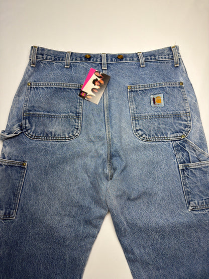 Vintage Carhartt Double Knee Denim Carpenter Pants
