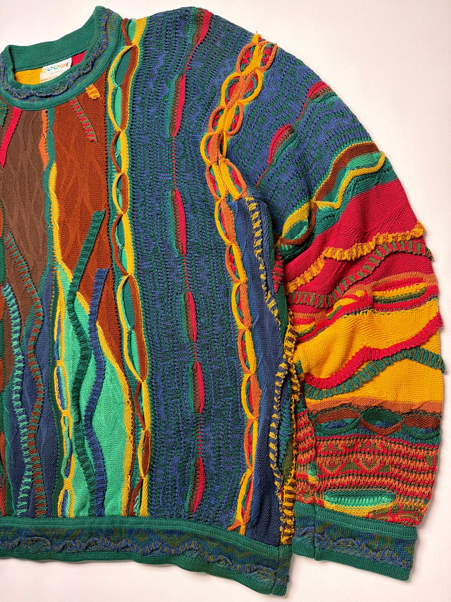 Vintage Coogi 3D Knit Sweater
