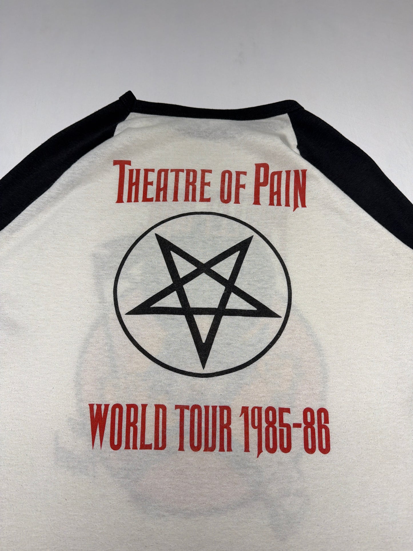 1985-86 Motley Crue Allister Fiend 3/4 T-Shirt