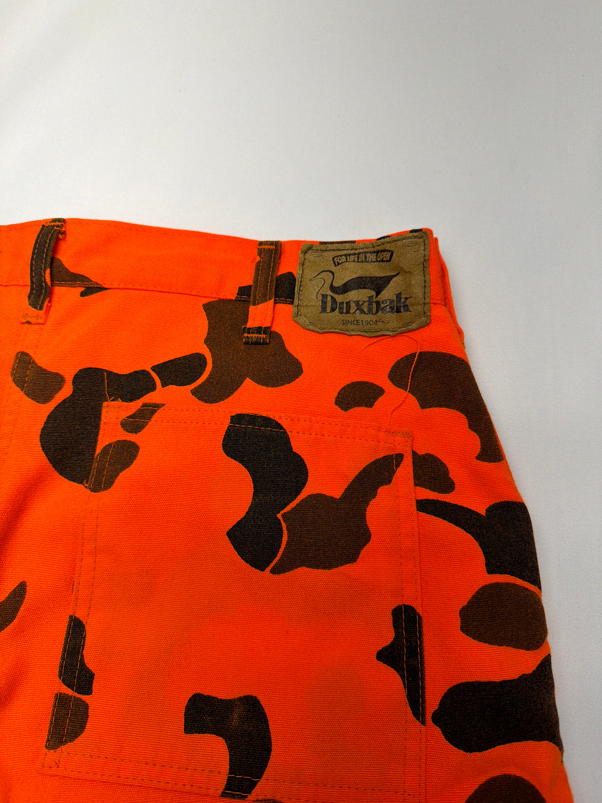 Vintage Duxbak Thinsulate Orange Duck Camo Pants