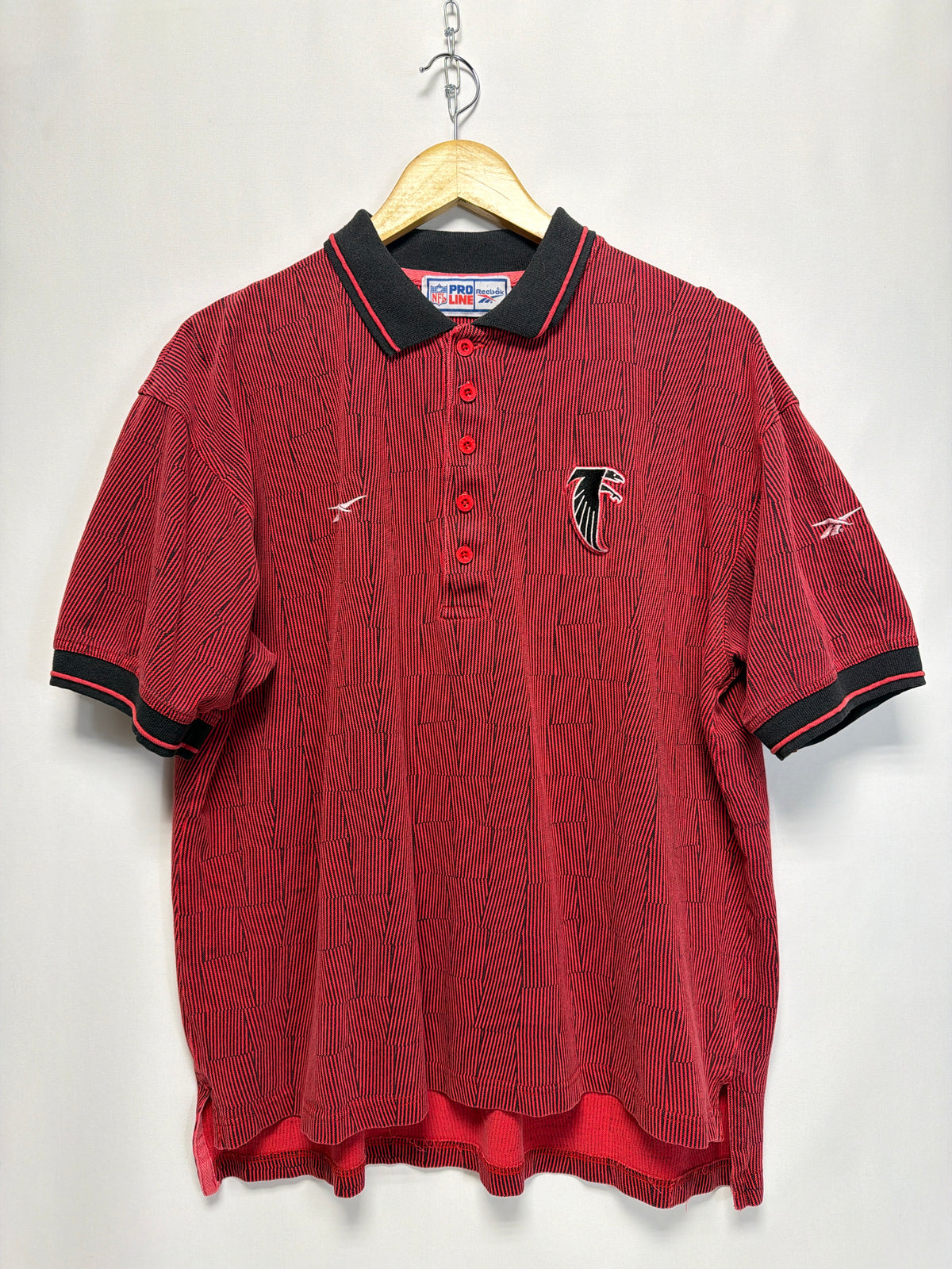 Vintage Reebok Pro Line Atlanta Falcons Polo Shirt