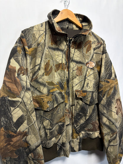 Vintage Red Head Bass Pro Shops Realtree Hardwoods Camo Jacket