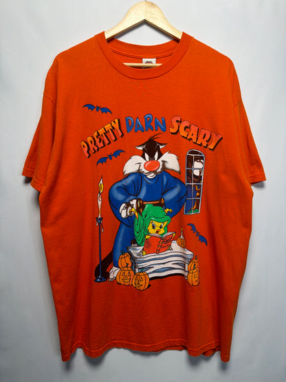 1998 Looney Tunes Pretty Darn Scary Halloween T-Shirt