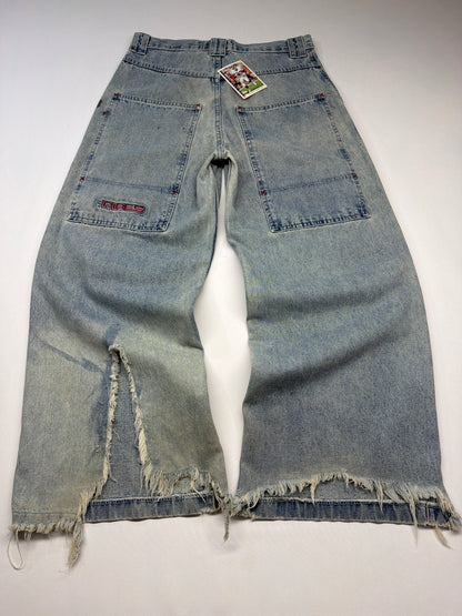 Vintage Lee Pipes Distressed Baggy Jeans