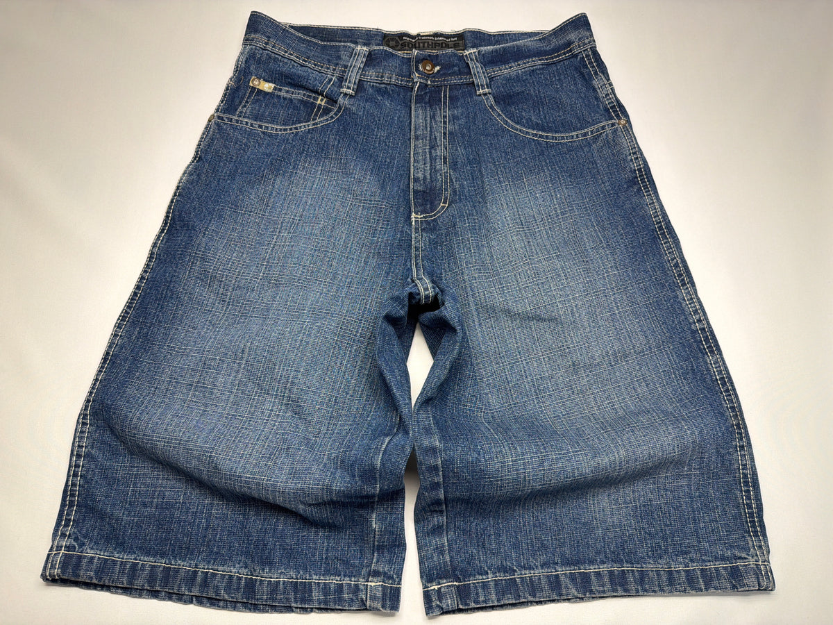 Vintage Y2K SouthPole Gold Tab Baggy Denim Shorts