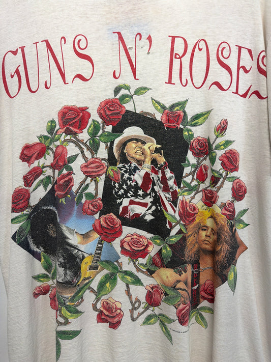 1993 Guns N Roses Skin N Bones Tour T-Shirt