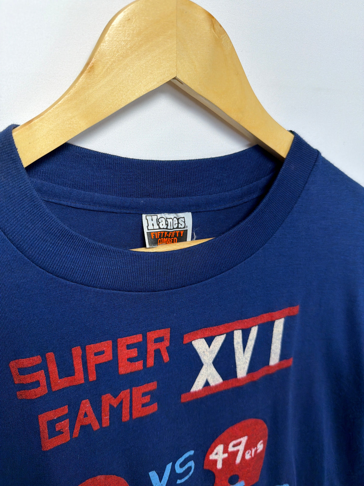 1982 Super Bowl XVI Bengals 49ers T-Shirt