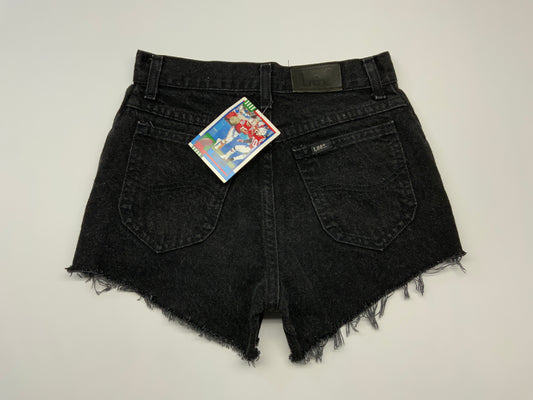 Vintage Lee Black Denim Cutoff Shorts