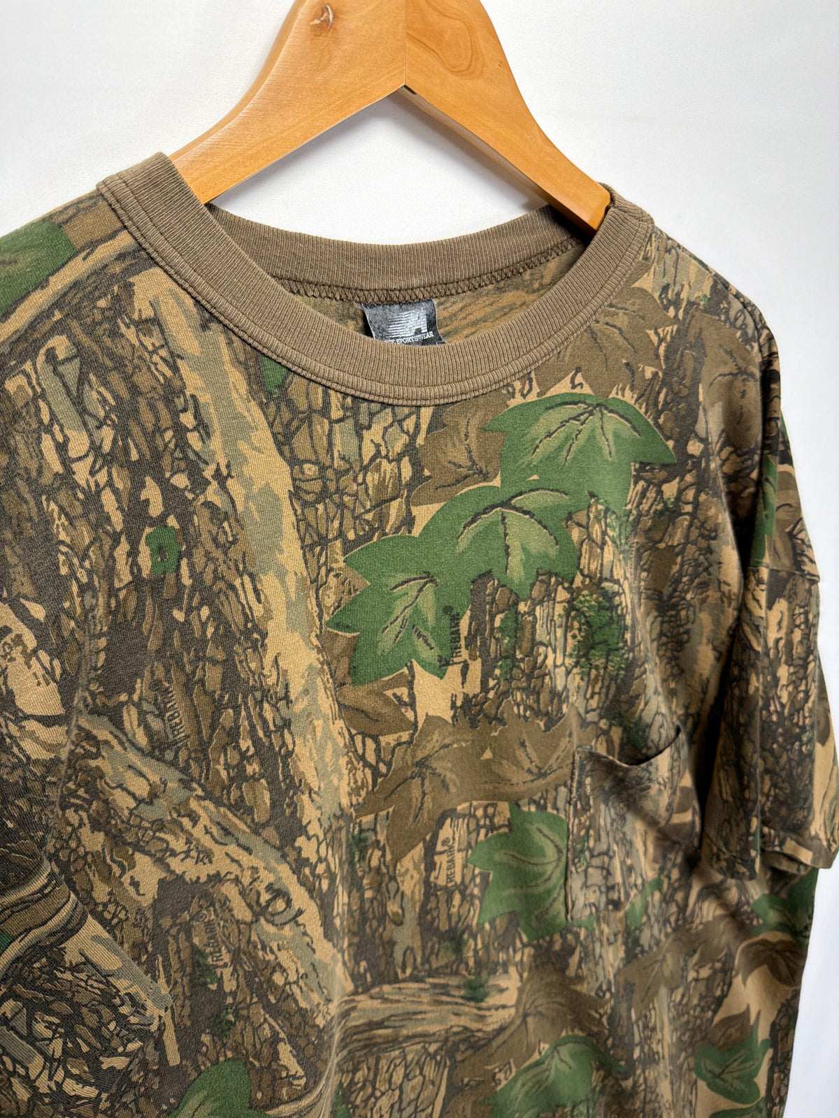 Vintage Rebark Camo Pocket T-Shirt