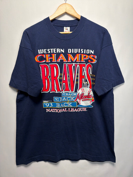 1993 Atlanta Braves Western Division Champs T-Shirt