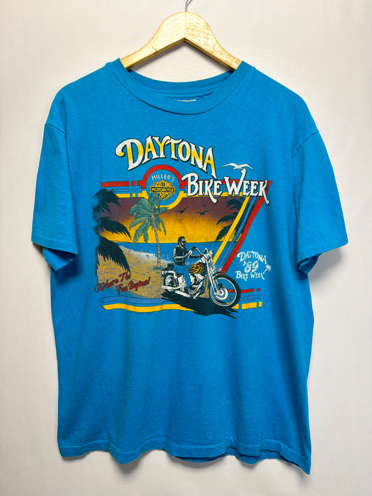 1989 Daytona Bike Week Miller’s Custom Parts Harley T-Shirt