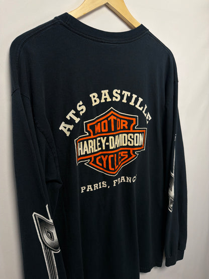 1998 Harley Davidson France Long Sleeve T-Shirt
