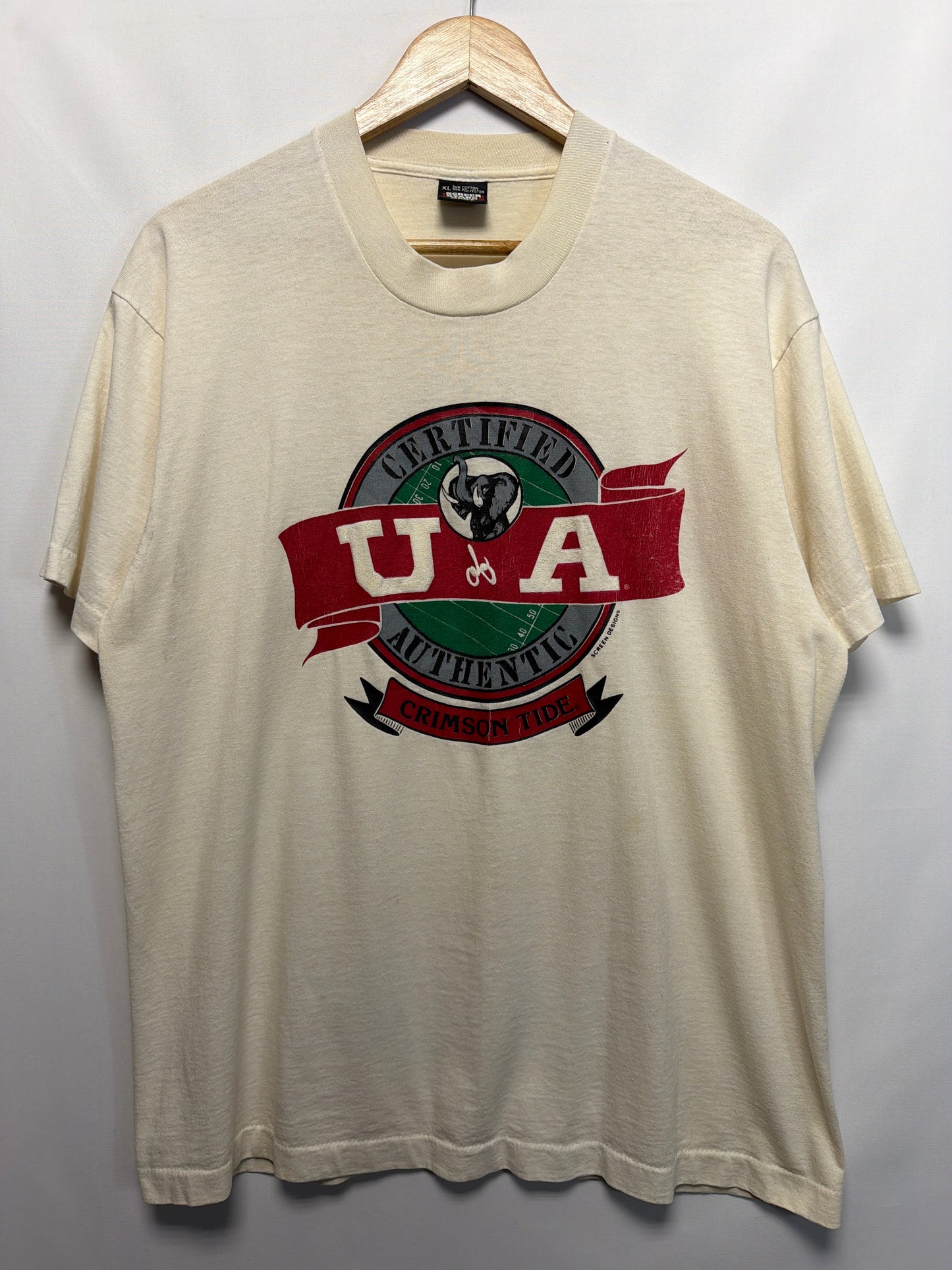 Vintage Alabama Crimson Tide U of A Certified Authentic T-Shirt