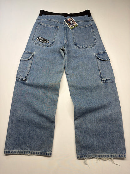 Vintage Lee Pipes Cargo Denim Jeans