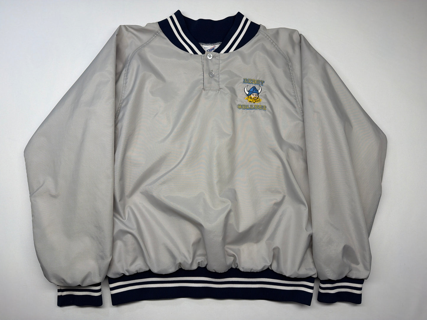 Vintage Berry College Vikings Windbreaker