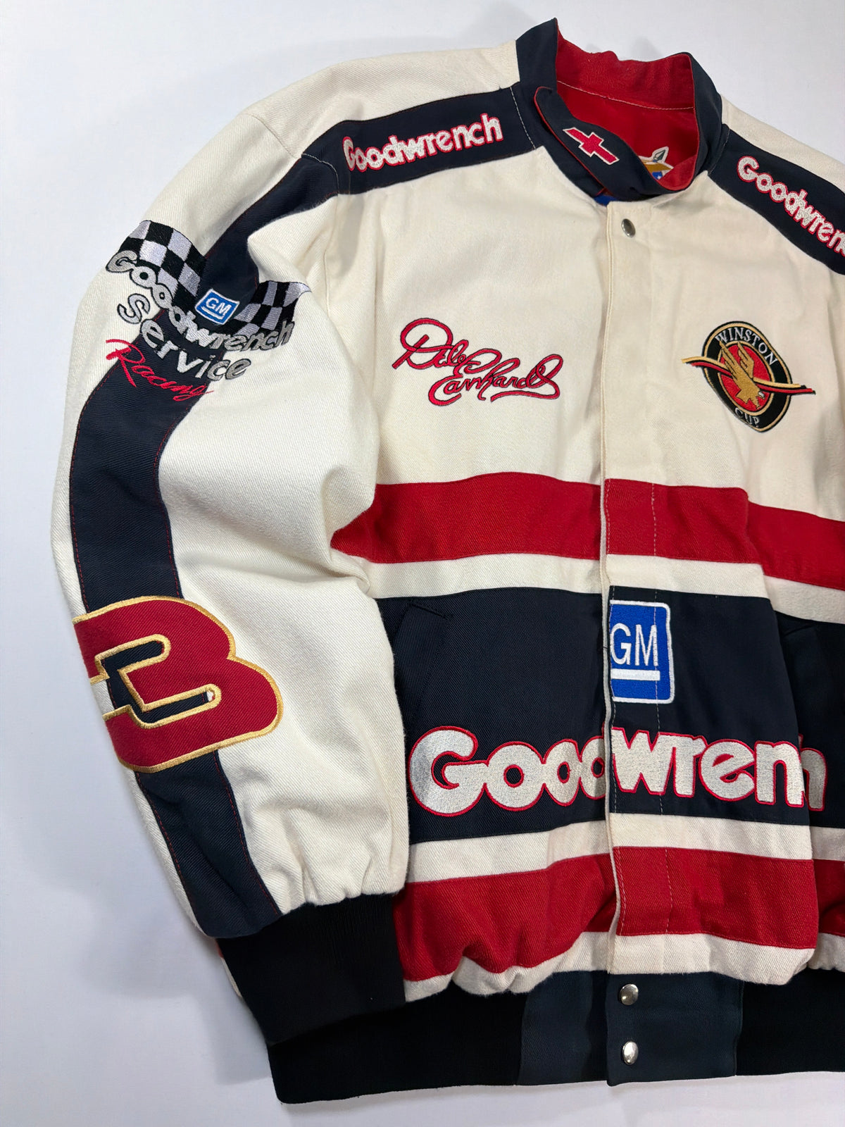 Vintage Dale Sr Jeff Hamilton NASCAR Jacket