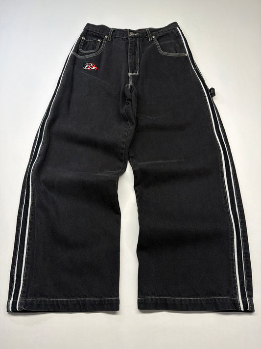 Vintage Plugg Black Baggy Denim Jeans