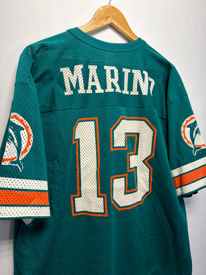 Vintage Dan Marino Miami Dolphins Logo 7 NFL Jersey